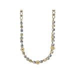 Necklace By Mariana Woman Romantic AB and Golden Shadow Swarovski Crystals