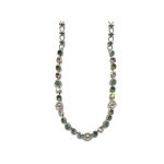 Necklace By Mariana Woman Glamorous Citrine and Fern Green Swarovski Crystals - Image 2