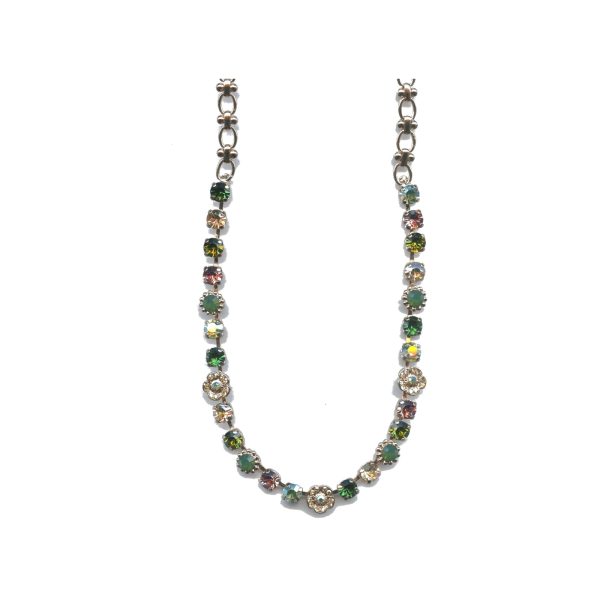 Necklace By Mariana Woman Glamorous Citrine and Fern Green Swarovski Crystals
