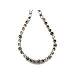 Necklace By Mariana Woman Glamorous Jet Hematite and Black Diamond Swarovski Crystals