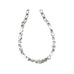 Necklace By Mariana Woman Modern Jade and Light Rose Swarovski Crystals - Image 2
