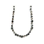 Necklace By Mariana Woman Luminous Crystal Luminous Green and Black Diamond Swarovski Crystals