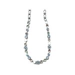 Necklace By Mariana Woman Striking White Opal and Vintage Rose Swarovski Crystals - Image 2