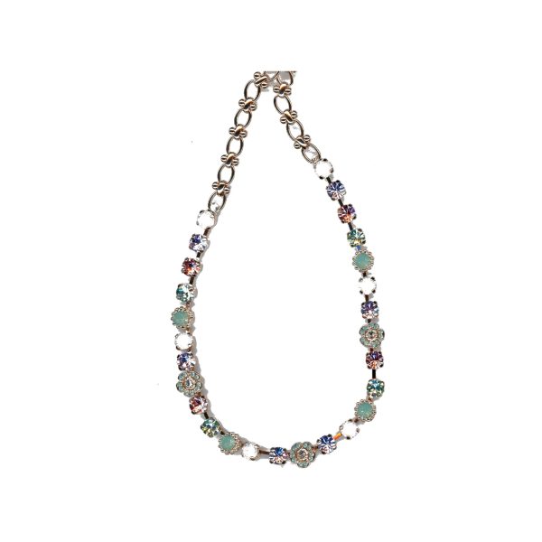 Necklace By Mariana Woman Refined Light Amethyst and Clear Swarovski Crystals