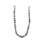 Necklace By Mariana Woman Graceful Purple and Purple Velvet Swarovski Crystals