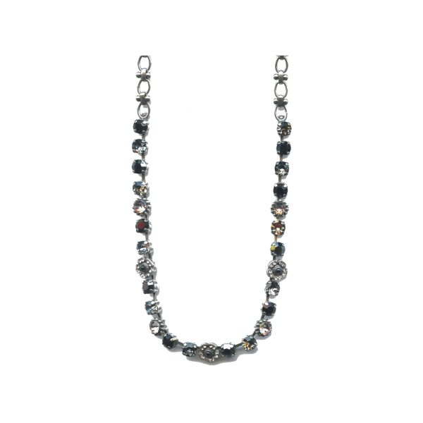 Necklace By Mariana Woman Exquisite Jet and Black Diamond Swarovski Crystals