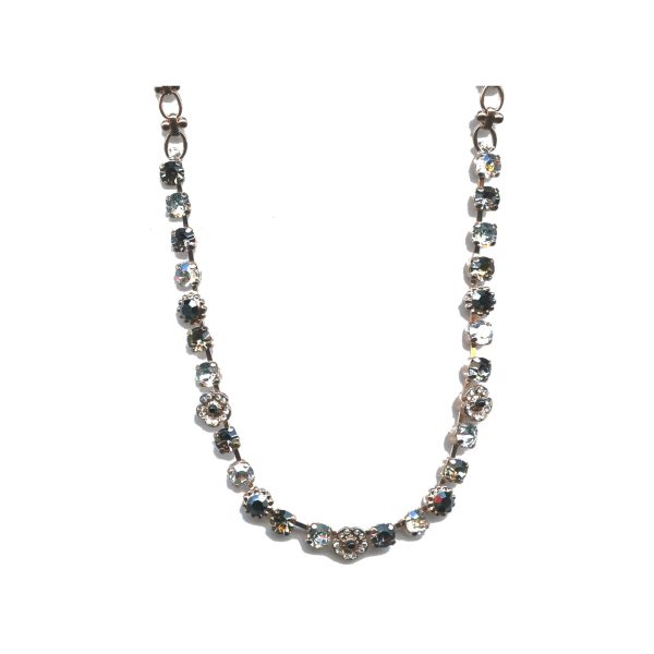 Necklace By Mariana Woman Lovely Clear and AB and Silver Night Swarovski Crystals