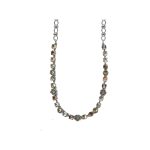 Necklace By Mariana Woman Graceful Smoked Topaz and Crystals: Golden Shadow Swarovski Crystals