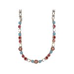 Necklace By Mariana Woman Dazzling Turquoise and Laguna Delite Swarovski Crystals