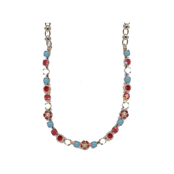 Necklace By Mariana Woman Dazzling Turquoise and Laguna Delite Swarovski Crystals