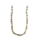 Necklace By Mariana Woman Refined Golden Shadow and Light Peach Swarovski Crystals