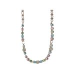 Necklace By Mariana Woman Vibrant Turquoise and Rose Swarovski Crystals - Image 2