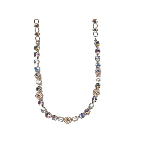 Necklace By Mariana Woman Luxurious Cream Pearl and AB Swarovski Crystals