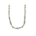 Necklace By Mariana Woman Elegant Peridot and Seafoam Swarovski Crystals