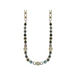 Necklace By Mariana Woman Glamorous Hematite and Jet Swarovski Crystals - Image 2