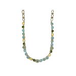 Necklace By Mariana Woman Radiant Blue Opal and Ocean Delite Swarovski Crystals - Image 2