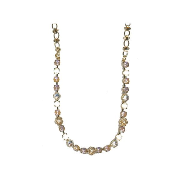 Necklace By Mariana Woman Graceful Pearl and Moonlight Swarovski Crystals