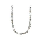 Necklace By Mariana Woman Dazzling White Opal and Golden Shadow Swarovski Crystals