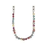 Necklace By Mariana Woman Lovely Royal Blue and Yellow Swarovski Crystals - Image 2