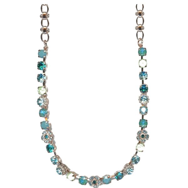 Necklace By Mariana Woman Timeless Turquoise and Laguna Delite Swarovski Crystals