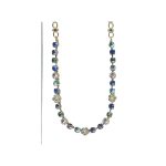 Necklace By Mariana Woman Sparkling and Pacific Opal and Tanzanite Swarovski Crystals