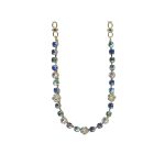 Necklace By Mariana Woman Playful Pacific Opal and Tanzanite Swarovski Crystals