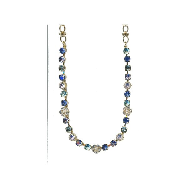 Necklace By Mariana Woman Sparkling and Pacific Opal and Tanzanite Swarovski Crystals