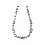 Necklace By Mariana Woman Striking Pacific Opal and Dark Amber Swarovski Crystals