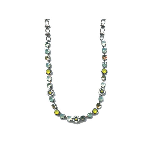 Necklace By Mariana Woman Refined Yellow Opal and Chrysolite Swarovski Crystals