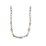Necklace By Mariana Woman Elegant Cream pearl Swarovski Crystals