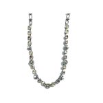 Necklace By Mariana Woman Vibrant Sand Opal and Golden Shadow and Smoky Quartz Swarovski Crystals