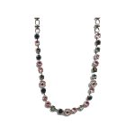 Necklace By Mariana Woman Glamorous Dk.Olive Swarovski Crystals