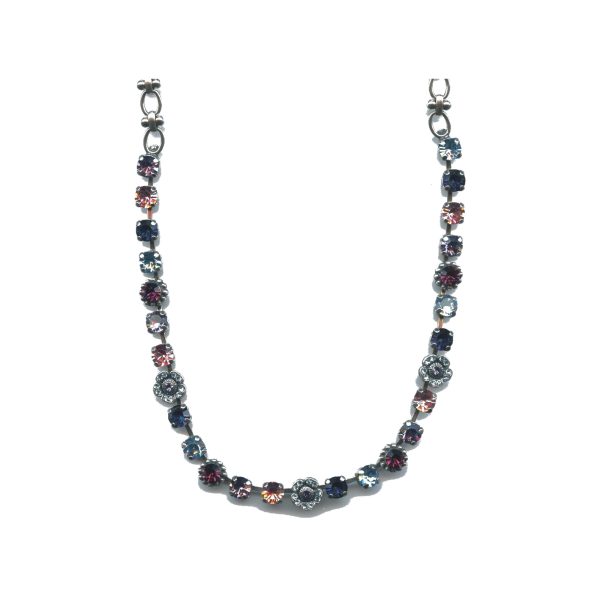 Necklace By Mariana Woman Modern Lt.Olive Swarovski Crystals