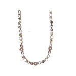 Necklace By Mariana Woman Sparkling Light Colorado Topaz and Light Burgundy Swarovski Crystals - Image 2