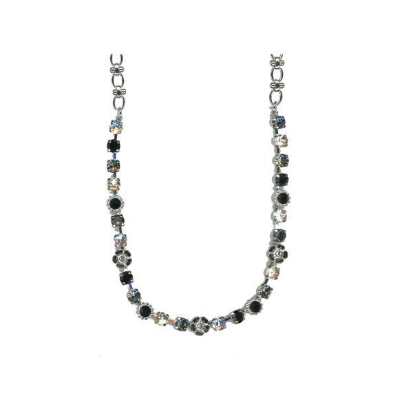 Necklace By Mariana Woman Dazzling Jet and Black Diamond Swarovski Crystals