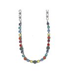 Necklace By Mariana Woman Lovely and Coral and Teal Swarovski Crystals