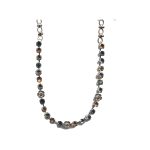 Necklace By Mariana Woman Delicate Sapphire and Golden Shadow Swarovski Crystals
