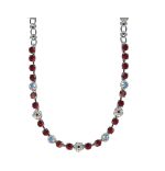 Necklace By Mariana Woman Captivating Siam and AB Swarovski Crystals