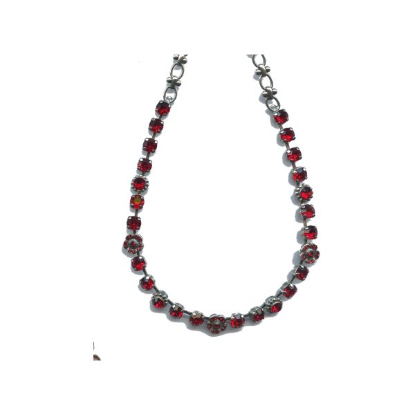 Necklace By Mariana Woman Radiant Siam Swarovski Crystals