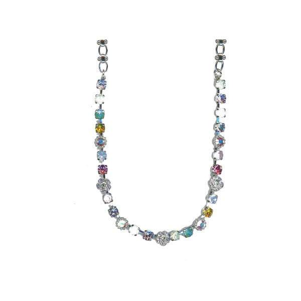 Necklace By Mariana Woman Luxurious White Opal and Jonquil Swarovski Crystals