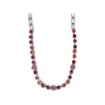 Necklace By Mariana Woman Captivating Red and Fuchsia Swarovski Crystals