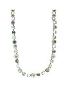 Necklace By Mariana Woman Stunning Mint and Green Swarovski Crystals