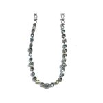 Necklace By Mariana Woman Lovely Black Diamond and Greige Swarovski Crystals