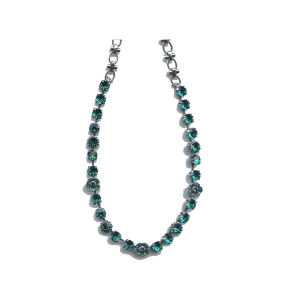 Necklace By Mariana Woman Luminous Blue Zircon Swarovski Crystals