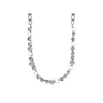 Necklace By Mariana Woman Elegant Clear and Ab and Champaign Swarovski Crystals - Image 2