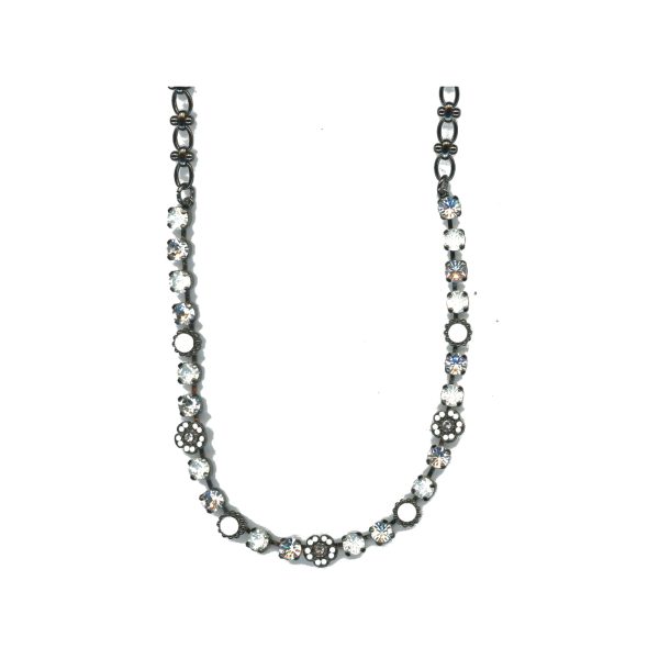 Necklace By Mariana Woman Feminine White Opal and Crystal Swarovski Crystals