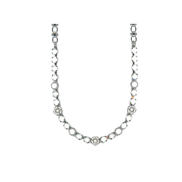 Necklace By Mariana Woman Refined White Opal Swarovski Crystals