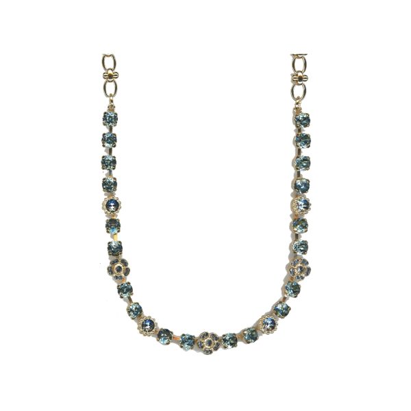 Necklace By Mariana Woman Luxurious Sapphire Swarovski Crystals