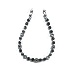 Necklace By Mariana Woman Chic Black and Clear Swarovski Crystals