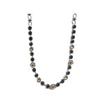 Necklace By Mariana Woman Contemporary Black and Brown Swarovski Crystals